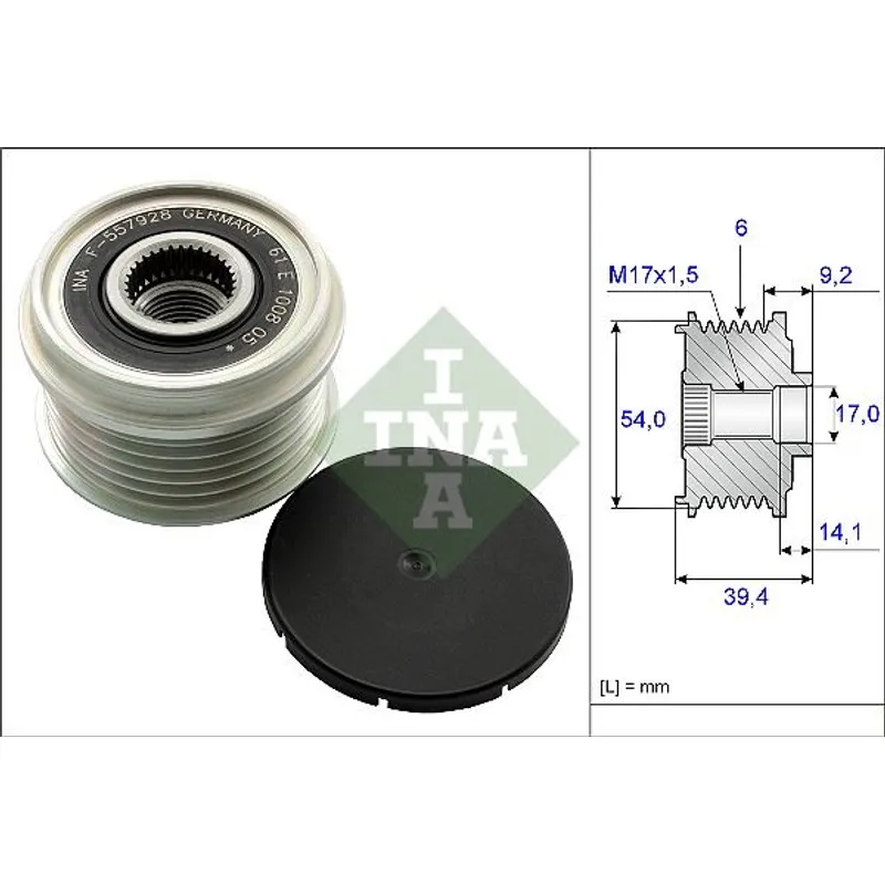 KASNAK ŞARJ DİNAMO LİNEA / DOBLO / FIORINO / PUNTO / ASTRA H / CORSA C 06= DENSO TİP 1.3 MJET
