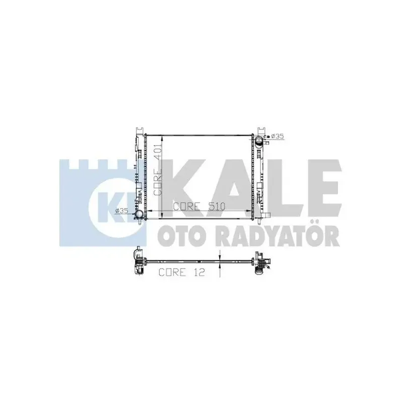 RADYATOR SU CLIO IV 12= / SYMBOL III 12= / DOKKER 12= / LOGAN II 12= 1.5 DCI