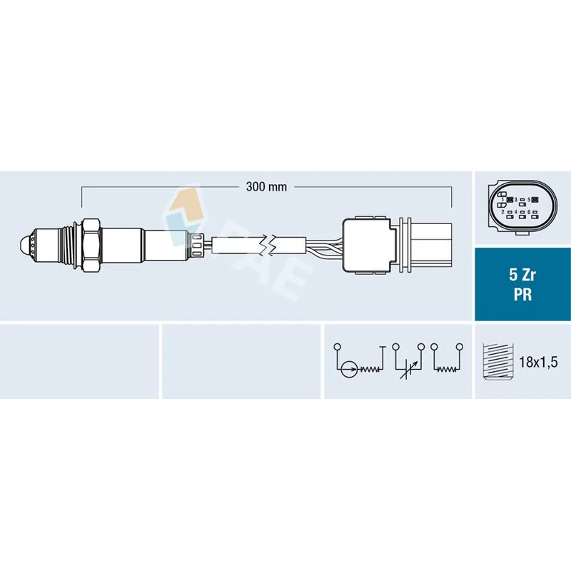 OKSIJEN SENSORU 207 308-3008 08 508-5008-C3 III-C4-C4 PICASSO-C5 III-C3 PICASSO-DS3-PARTNER TEPE-BERLINGO III-COOPER EP3 EP3C EP6 EP6C