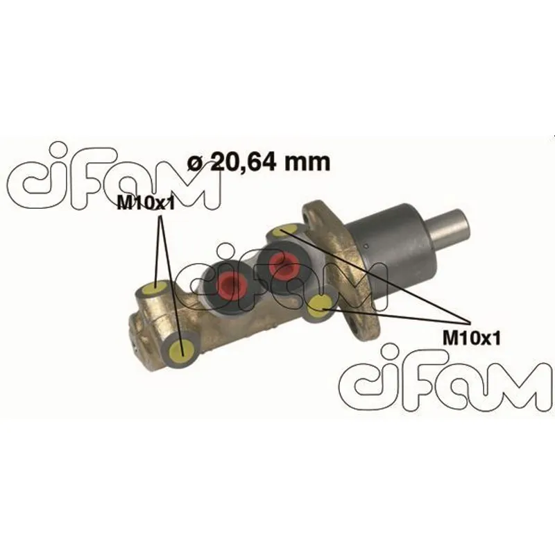 FREN ANA MERKEZ CLIO I 90-98 MEGANE I 96-03 / R19 88-01 BENDİX TİPİ DÖKÜM 20,64mm