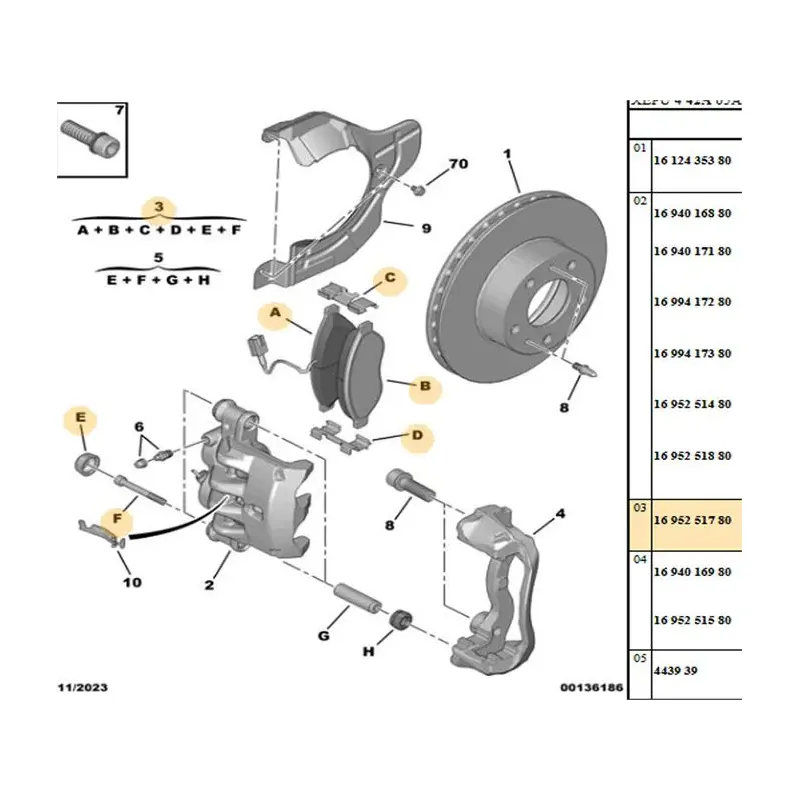 4BRAKEPADSF