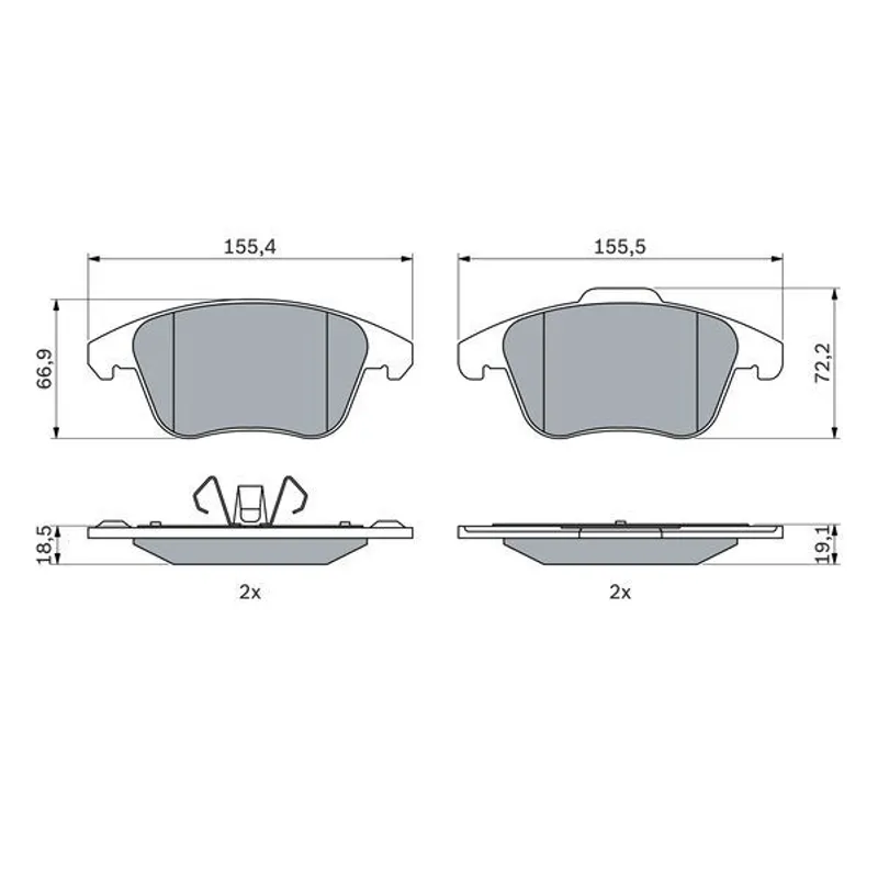 FREN BALATA CORSA F (e) 19= / MOKKA e 20= 208 19= /  2008 19= /  C4 20= /  DS3 18= ON