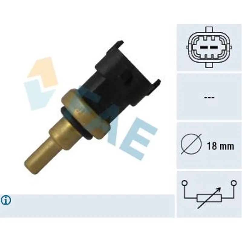 SENSÖR SOGUTMA SIVI SICAKLIK LINEA / DOBLO / 500 / GRANDE PUNTO / IDEA / PANDA / ASTRA J / CORSA D / COMBO 1.3JTD