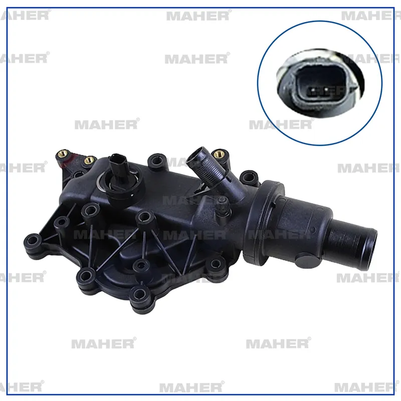 TERMOSTAT MEGANE III 08-15 / FLUENCE 10-12 / CLIO III 05-12 / 1.4 16V-1.6 16V KOMPLE CONTALI SENSORLU 2 BAGLANTILI 89 CC