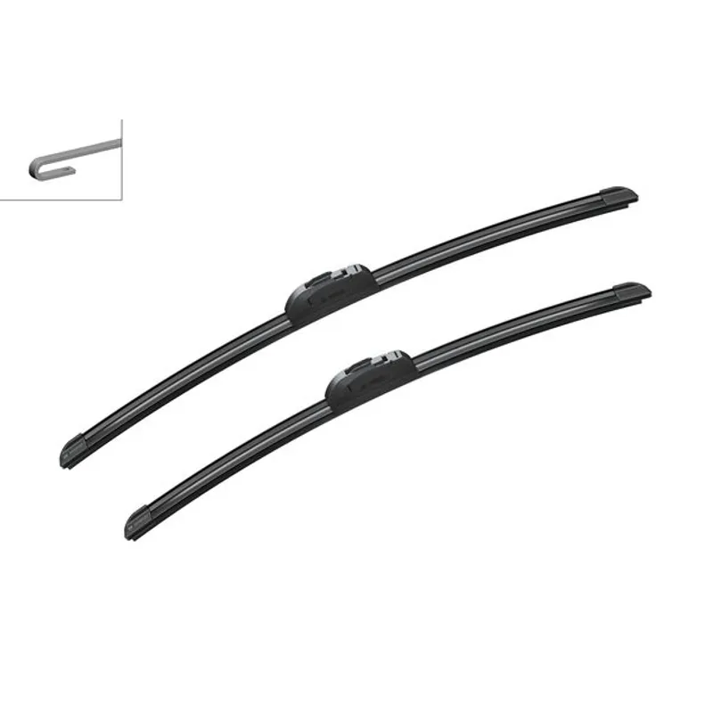 ÖN CAM SILECEK TAKIMI CONNECT 02-13 / MEGANE I 98-03 / 306 94-01 / CONNECT 10-13 / MONDEO 00-07 AEROTWIN AR551S 55+50cm