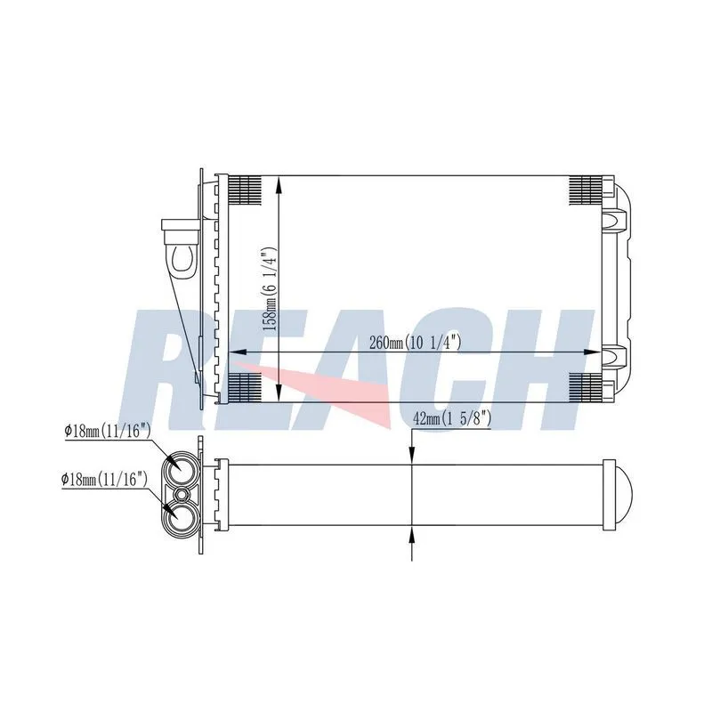 RADYATÖR KALORİFER ALFA 145 94-01 / ALFA 146 94-01 1.4TS-1.6TS-1.9TD-2.0