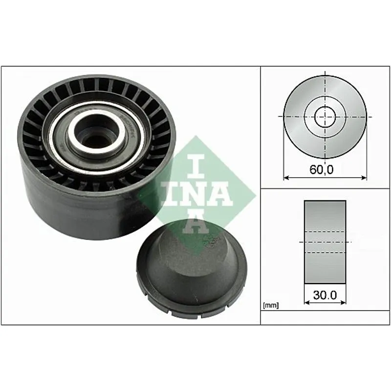 VANTİLATÖR GERGİSİ AVARE RULMAN FIESTA 1.4 TDCI 02= / FIESTA 08= / FOCUS / 206 / C4 / 307 1.6 TDCI 04-11