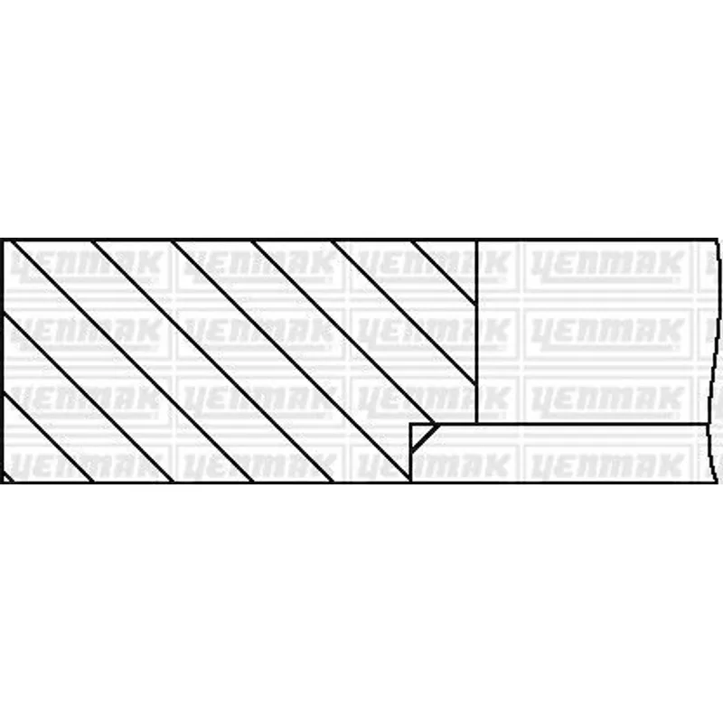 SEGMAN PUNTO / STILO / IDEA / 500 03= 1.4 16V 90 - 96HP STD 72mm