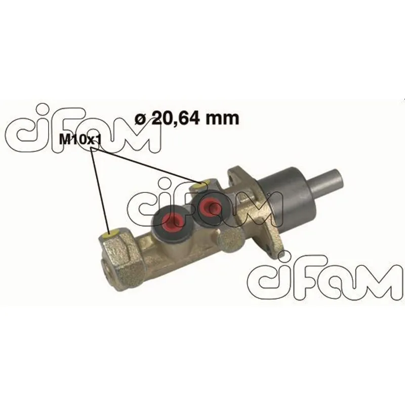 FREN ANA MERKEZ R19 88-01 / MEGANE I 93-03 / TWINGO 93-07 BENDIX TİPİ ABSLİ DÖKÜM 20,64mm