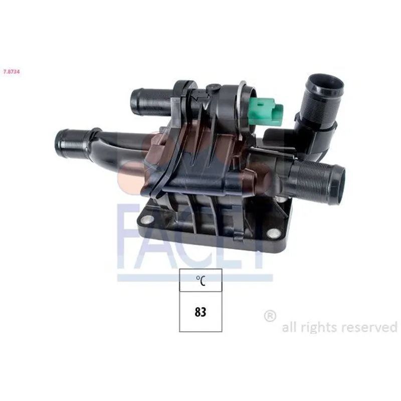 TERMOSTAT CONNECT 1.5 TDCI 2013- / BERLINGO 1.6 HDI 2008- / PARTNER 1.6 HDI 2008- / 1.6HDI DV6TED KOMPLE CONTALI SENSORLU 83 CC