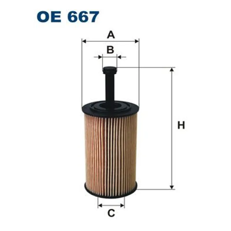 YAĞ FİLTRESİ 206 / 306 / 307 / C2 / C3 / XSARA 02 =1.4İ-1.6İ 8V ELEMAN