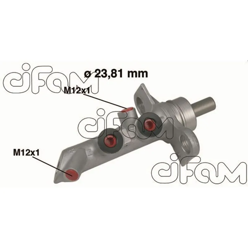FREN ANA MERKEZ MEGANE II 02-08 / SCENIC II 03-09 ALUMİNYUM 23,81mm
