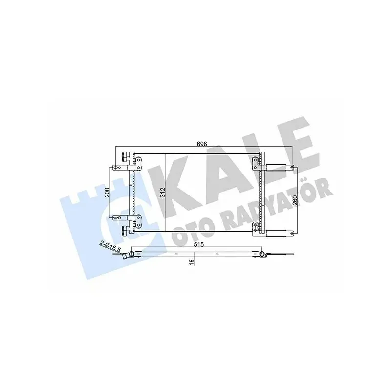 KLIMA RADYATORU — ( KURUTUCUSUZ) BRAZING