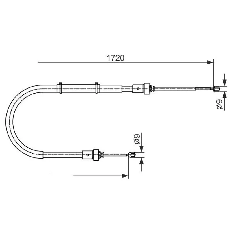TEL EL FREN DUSTER 10= 1720 mm