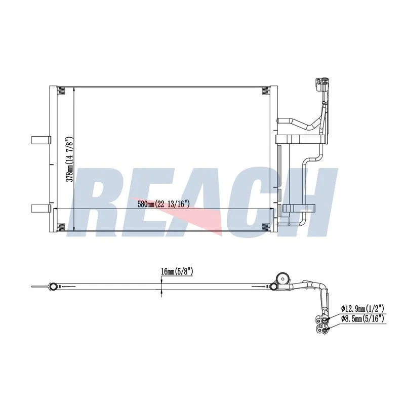 RADYATÖR KLİMA MAZDA 3 03-09 M-T BRAZING