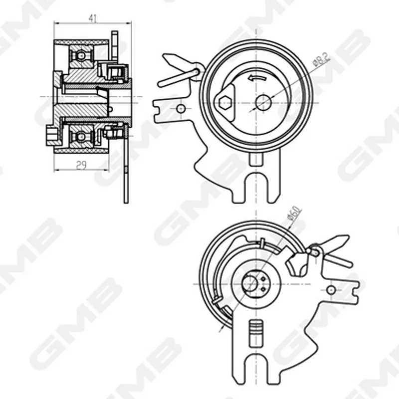 TRİGER GERGİSİ CITROEN C4 / C5 / C8 / JUMPY/ FIAT SCUDO / ULYSSE / FORD C MAX / FOCUS / GALAXY / KUGA / MONDEO / S MAX / PEUGEOT 307 / 308 / 407 / 508 / 607 / 807 / VOLVO C30 / V50 / V70