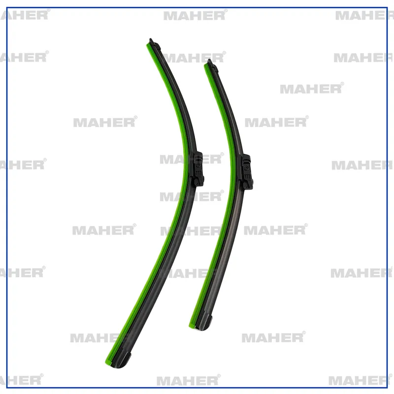 SILECEK SÜPÜRGESI TAKIM PASSAT 11-14 / Q2 16= / OCTAVIA 12= / GOLF7 12-16 / JETTA 10= 16mm BUTON 24+19 A979S (600mm+480mm)