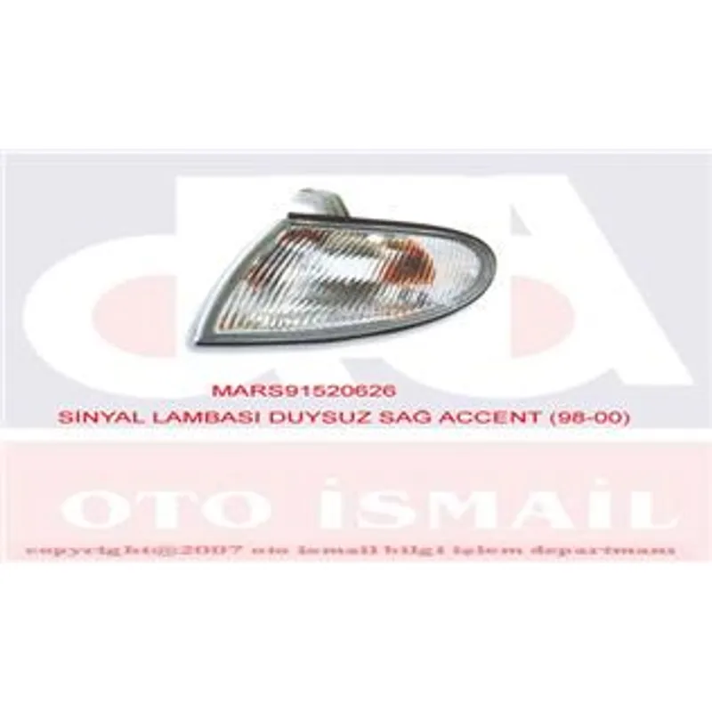 SİNYAL LAMBASI ACCENT  98-00 DUYSUZ SAĞ