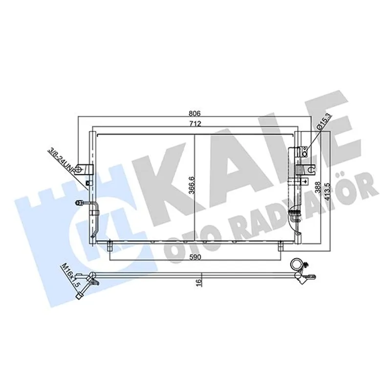 NISSAN MAXIMA / MAXIMA QX IV ; CEFIRO II 2.0 3.0 9801 (AT/MT) KURUTUCU ILE [BRAZING AL/AL] [710X368X18] KLIMA RADYATÖRÜ