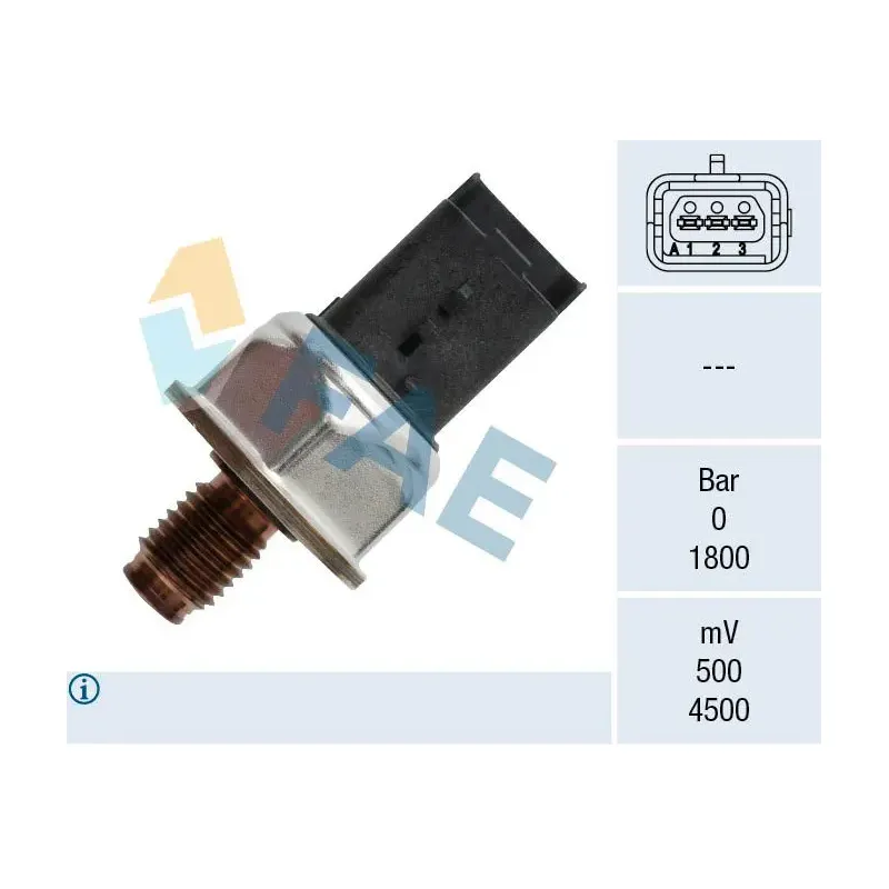 SENSÖR YAKIT BASINÇ BERLİNGO / C-ELYSEE / C3 / C4 / 206+ / 208 / 308 / PARTNER / PROACE PANELVAN / VAN 1.6HDİ 3 FİŞLİ
