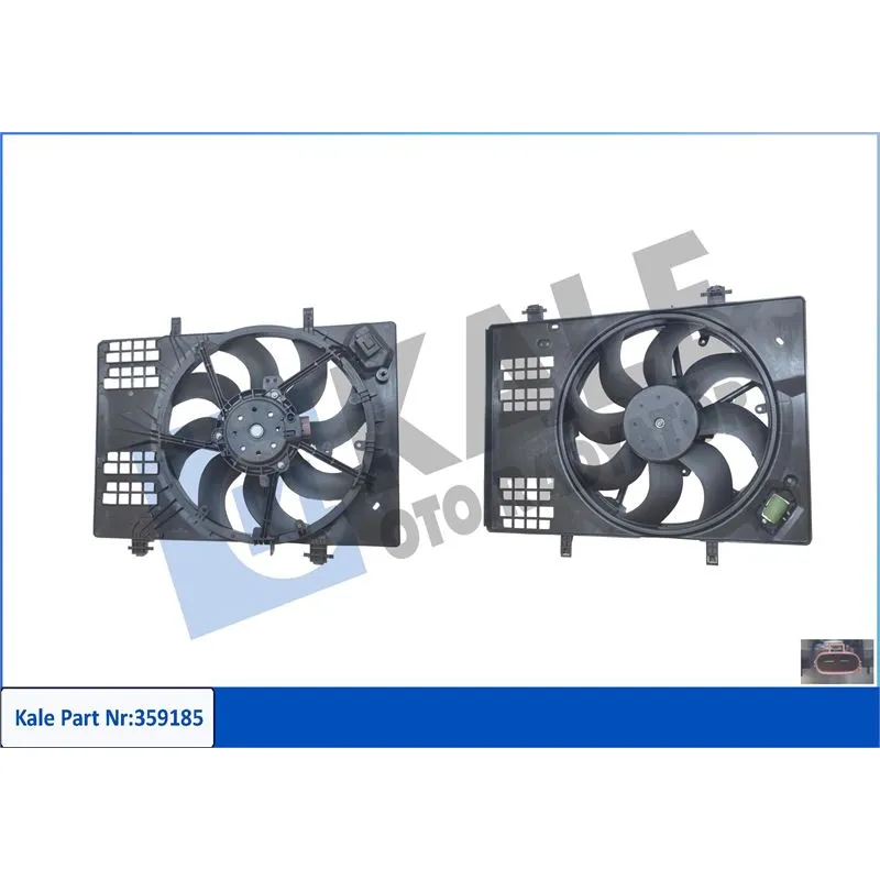 FAN RADYATÖR FORD TRANSIT COURIER B460 KONTROL ÜNİTELİ (12V) (250W 2900rpm) FAN MOTORU DAVLUMBAZLI K