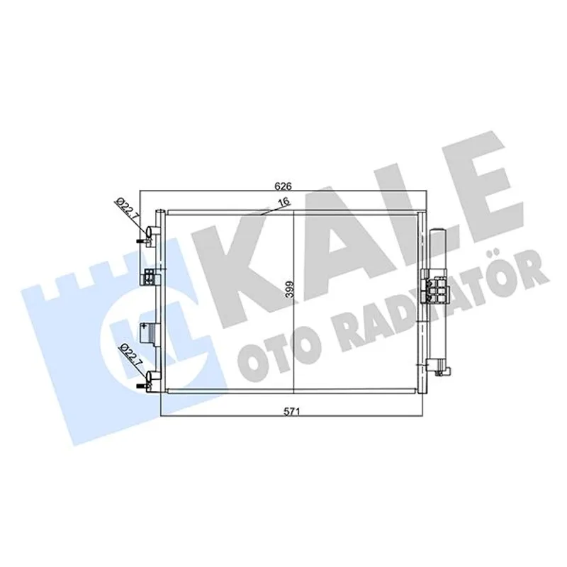 RADYATÖR KALORİFER FOCUS III 1115 / C-MAX II / GRAND C-MAX 10= 11=15 1.0 / 1.5 / 1.6TDCI / 1.5TDCI