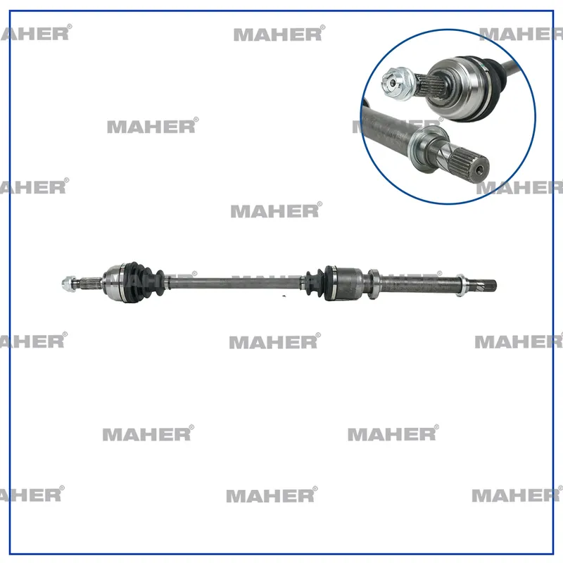 AKS KOMPLE ÖN CLIO III 05-12 / SAĞ 1.2 16V 890mm