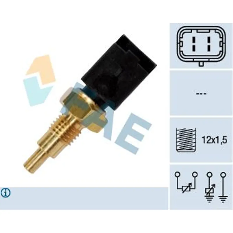 MÜŞÜR HARARET BRAVO / LINEA / MAREA / PALIO / STILO / ALFA 147-156 01= 1.3-1.4-1.9 4 FİŞLİ (SİYAH)