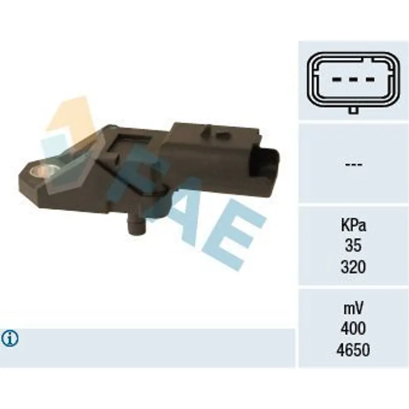 SENSÖR MAP  C3 / C5 / C6 / C8 / 207 / 208 / 407 / 4007/ 607 / B-MAX / COURIER 08=FORD 1.4- 1.5 TDCİ-PSA-1.4 -2.2 HDİ