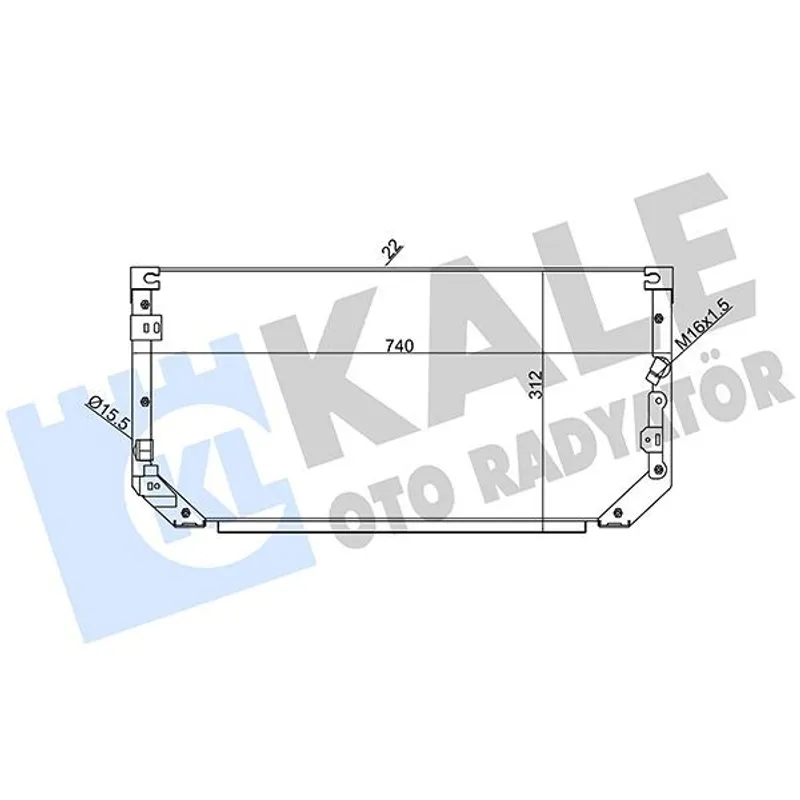 RADYATÖR KLİMA COROLLA 98-02 BRAZING