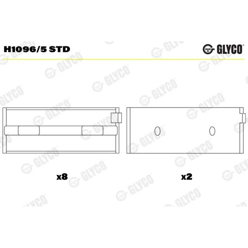 YATAK ANA TEMPRA / TIPO / UNO / DOGAN / SAHIN / KARTAL 1.4-1.6 SLX MOTOR (STD)