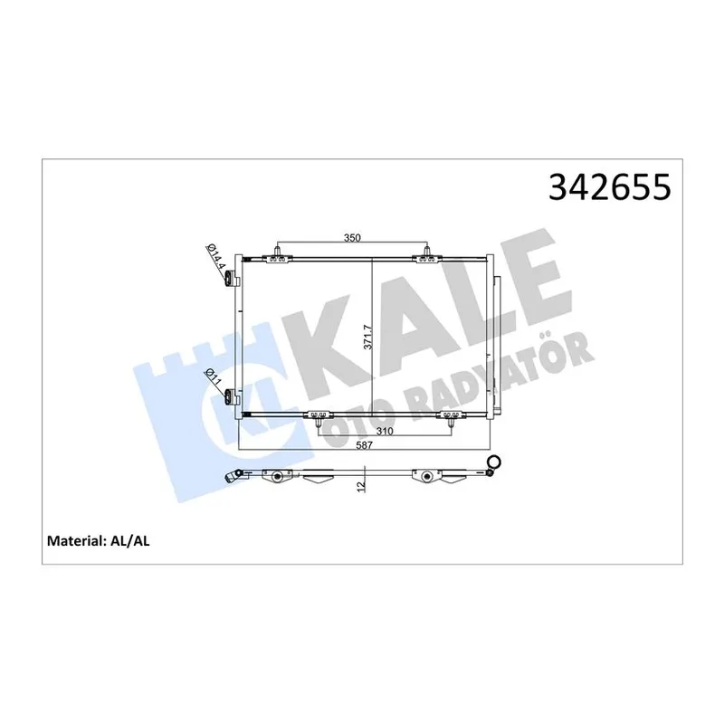 RADYATÖR KLİMA 301 12-18 / C-ELYSEE 12-18 / 1.6HDI M-T
