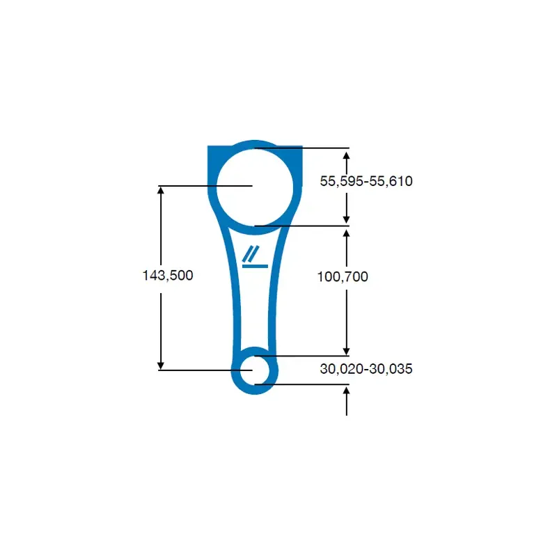 PİSTON KOLU MEGANE LAGUNA / QASHQAI X-TRAIL / BURÇLU M9R / 32mm / 2.0 DİZEL