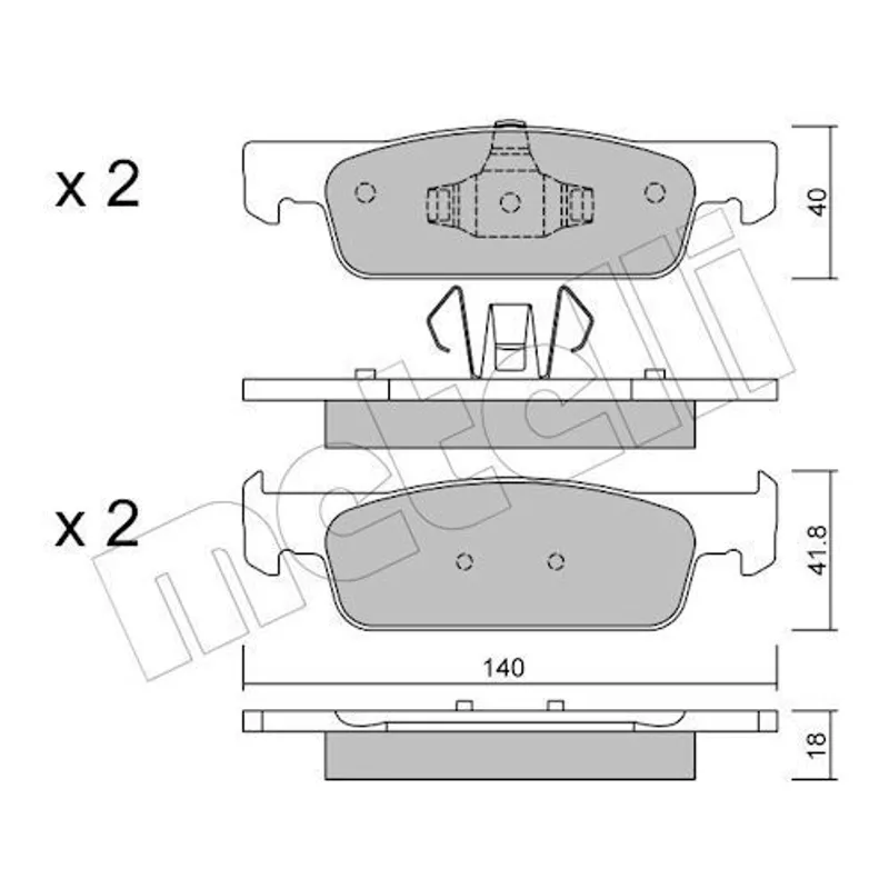 FREN BALATA SYMBOL III 12= / CLIO IV 12= / LOGAN II 12= / SANDERO STEPWAY 12= (15 JANT) ÖN