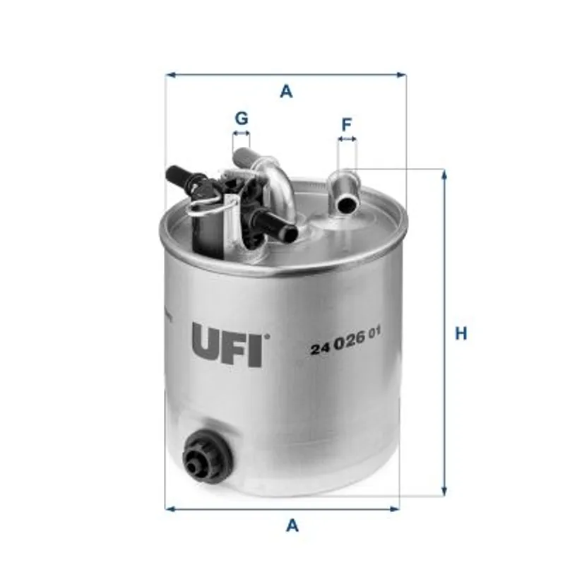 YAKIT FILTRESI (MAZOT) LOGAN / LODGY / DOKKER / QASHQAI 07= 1.5DCI-2.0DCI / X-TRAIL 07=2.0DCI