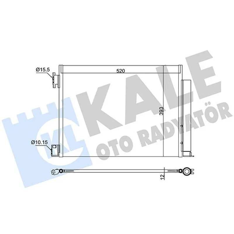 RADYATOR KLIMA RENAULT CLIO V ; CAPTUR II 1.0/1.3TCE 1.5DCI 20= - NISSAN MICRA V (K14) 1.0 16= ; J