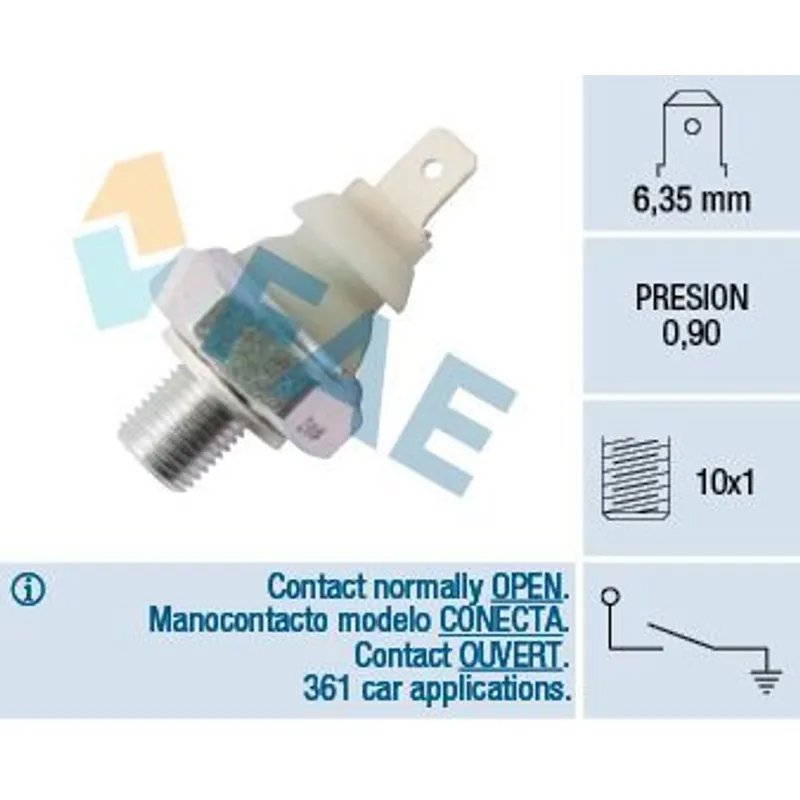 YAG BASINC SENSORU AUDI A3 (8L1) A4 (8D2- B5)- A6 (4B2-C5) 1.9TDI