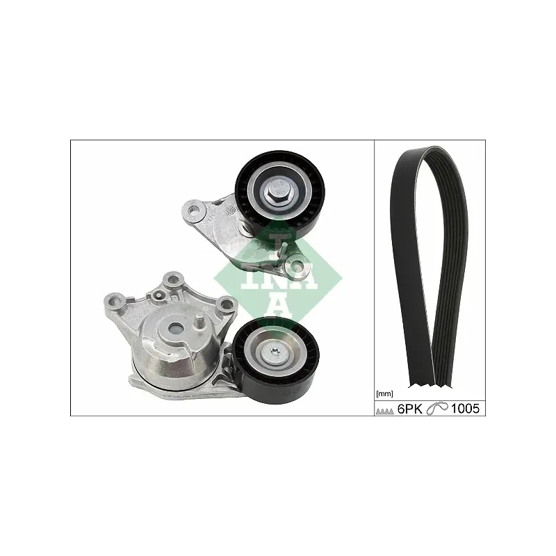 VANTİLATÖR GERGİ SETİ 3008 / 3008(P84) / 508 / 5008 / 5008(P87) / BERLİNGO(B9) / C4 PICASSO / DS5 12= DV6F/FC  V KAYIŞ SETİ