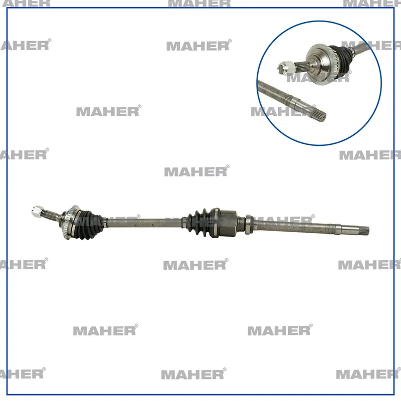 AKS KOMPLE ÖN 206+ 09= / SAĞ 1.4HDI ABSLİ 48 DİŞ M-T 886mm