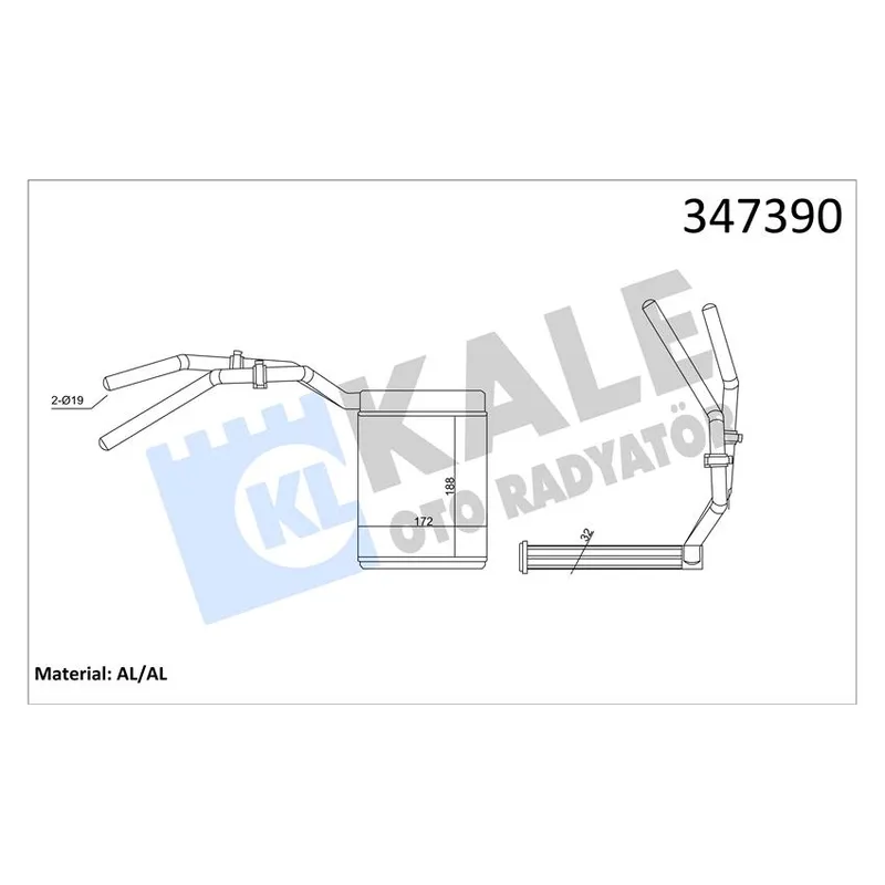 RADYATÖR KALORİFER MAZDA 3 / 5 03-09 / FOCUS C-MAX 07-