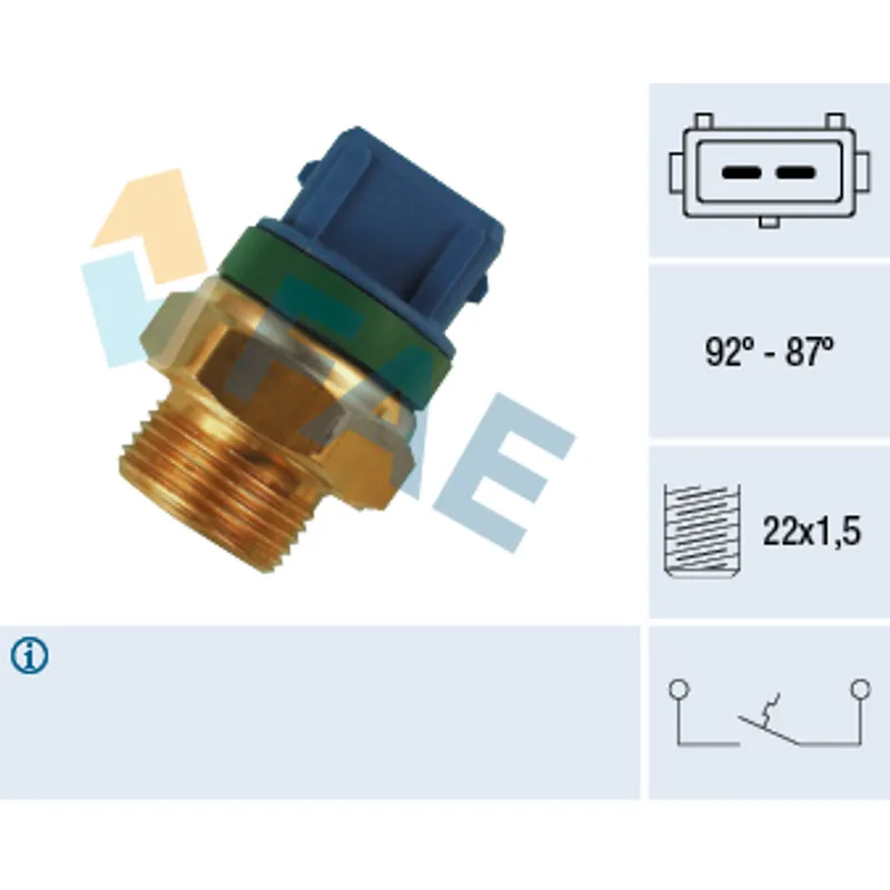 FAN MUSURU SU RADYATORU UZERINDEKI 92-87 PARTNER-BERLINGO-AX-XANTIA-P306 XUD7-XUD9-DV8 -02