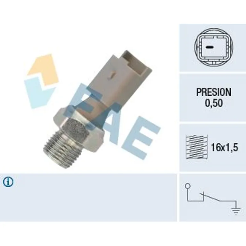 MÜŞÜR YAĞ FİESTA / FOCUS / C-MAX / COURİER / C2 / C3  / C4 02= 1.4-1.5-1.6 TDCİ 0,50 BAR