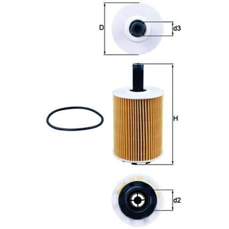 YAG FILTRESI CADDY / TRANSPORTER / POLO / PASSAT / GOLF5 04-09 1.4 TDI-1.9 TDI BJB-AXB-BNV-BNM-AXD-BKC-BXE-BLS / OUTLANDER 07-12 / LANCER