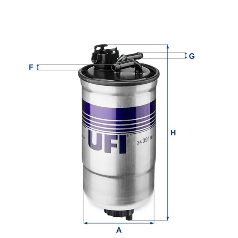 YAKIT FILTRESI (MAZOT) GOLF4 / BORA / PASSAT / LT35 / TOLEDO / FIAT PUNTO 98-03 1.9 TDI-2.5 TDI AGR-AHF-AVG-ANJ-AVR OEM (ORİJİNAL EQUİPMENT MANUFACTURER)