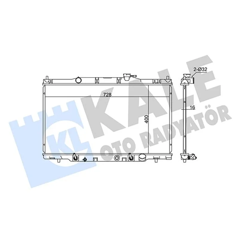 RADYATÖR SU CRV 02-06 A-T BRAZING