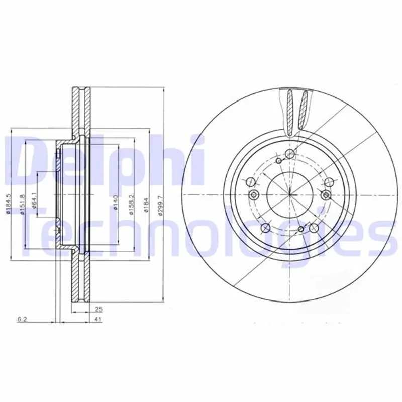 FREN DISKI ACCORD 03-08 / CIVIC 02-07 TYPE-R / ÖN HAVALI 300-5 (SET)