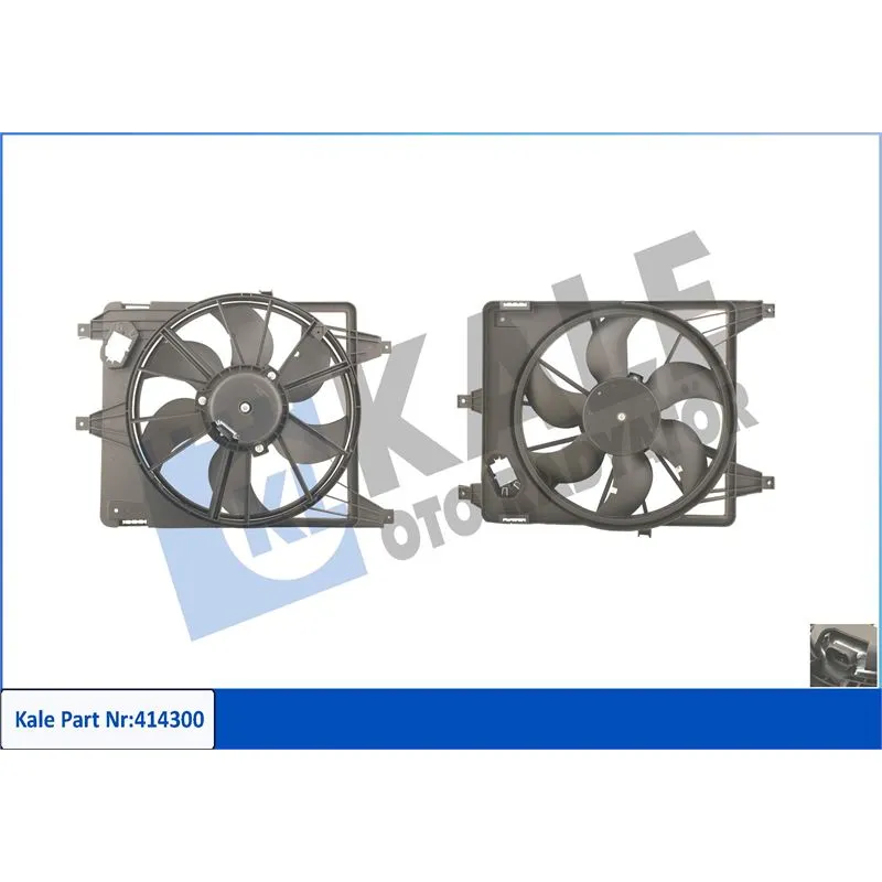 FAN RADYATÖR CLIO II 98-05 / KANGOO 98-08 / MEGANE I 96-03 / 1.2-1.4-1.5 DCI-1.6-1.9 D-2.0