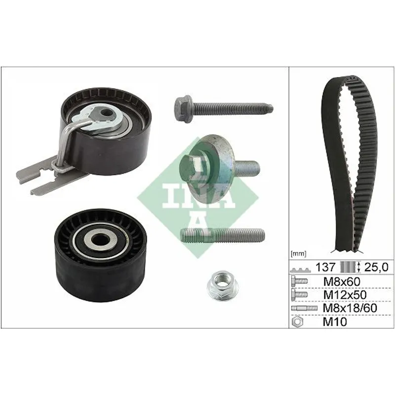TRİGER SETİ  FOCUS / CMAX 1.6 TDCI / 207 / 308 / 407 / PARTNER TEPEE 03=11   1.6 HDI EURO 4 137 DİŞ