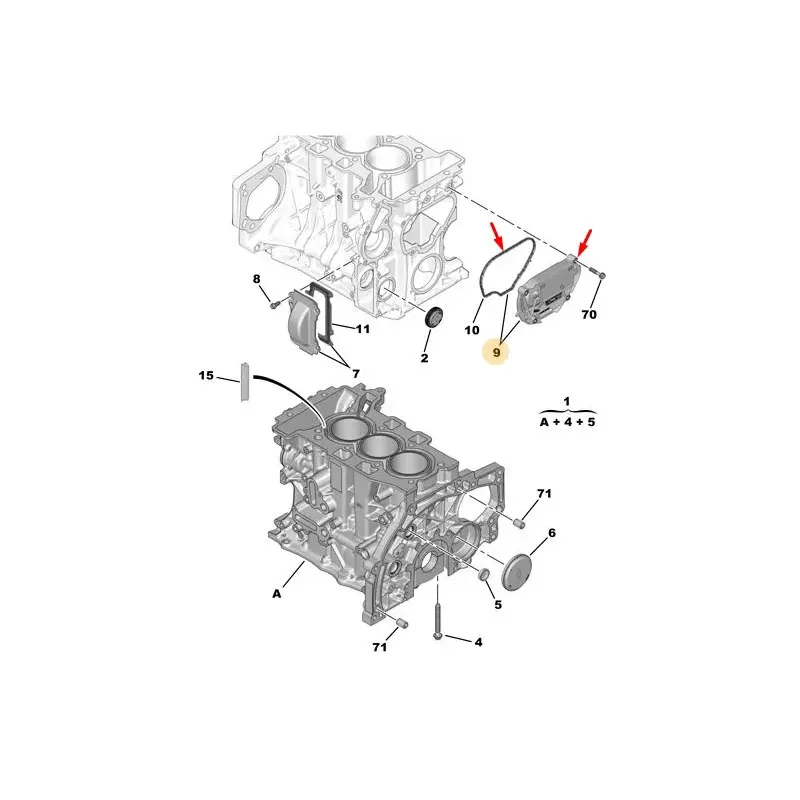 MOTOR BLOK ARKA KAPAK