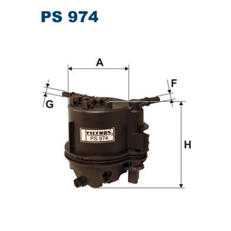 YAKIT FİLTRESİ (MAZOT) 206 / 307 / C2 / C3 / FİESTA 05-15 1.4 HDİ-1.4 TDCİ MÜŞÜRLÜ